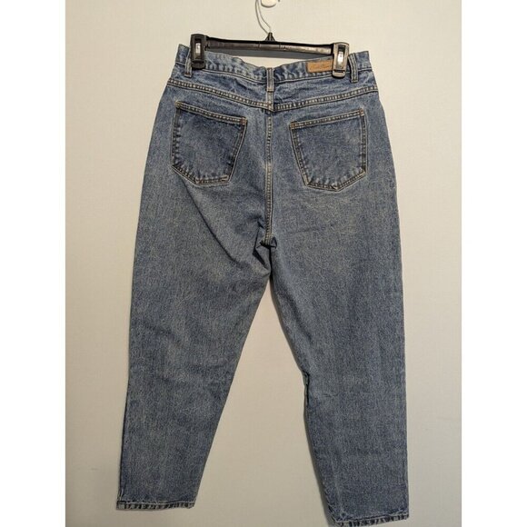 Vintage 90s Jeans Bill Blass High Rise Womens 12 High Waisted Tapered Cotton - Picture 5 of 6